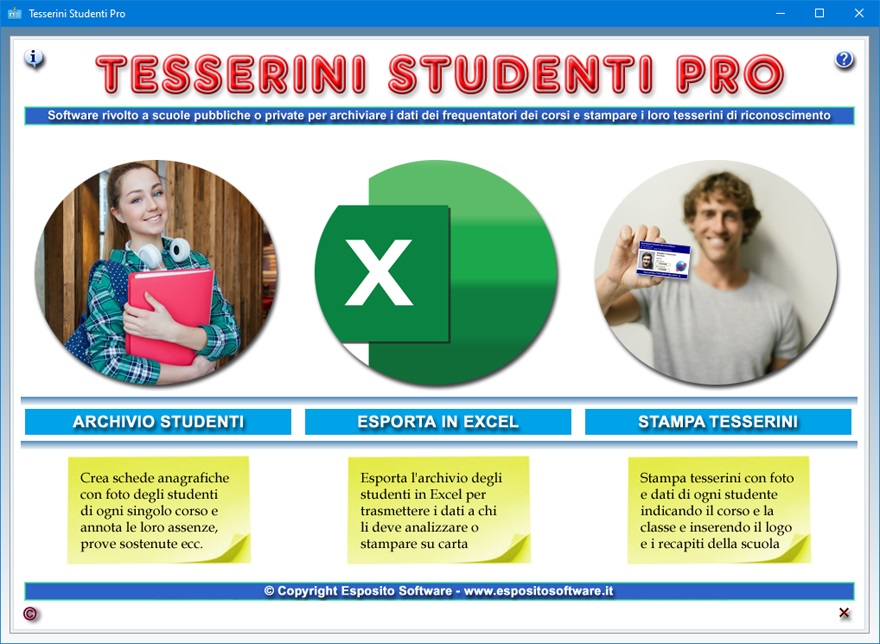 Fare clic per visualizzare la scheda relativa al programma