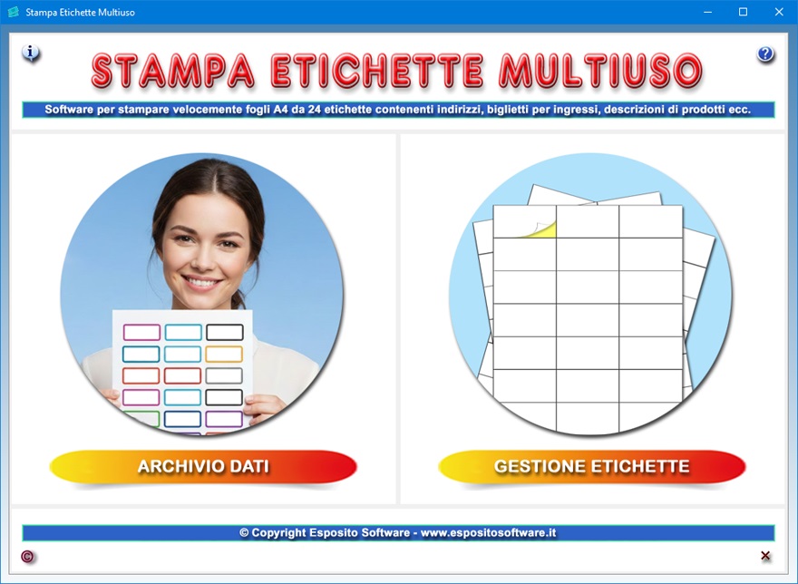 Fare clic per visualizzare la scheda relativa al programma